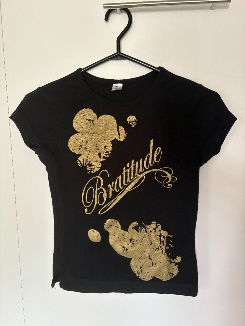 Bratitude Black T-shirt from Chelona